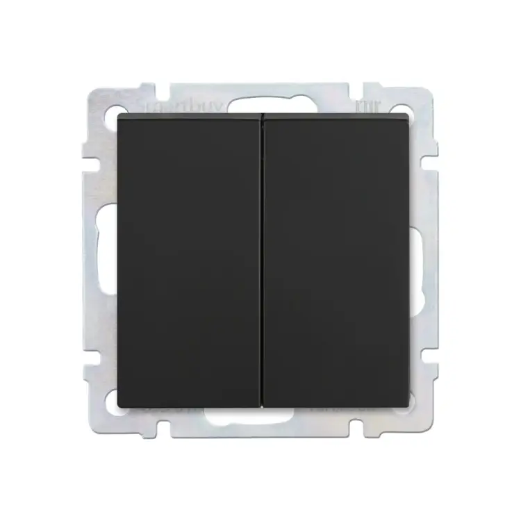 Проходной двухклавишный выключатель Smartbuy Нептун SBE-05b-10-SW22-0