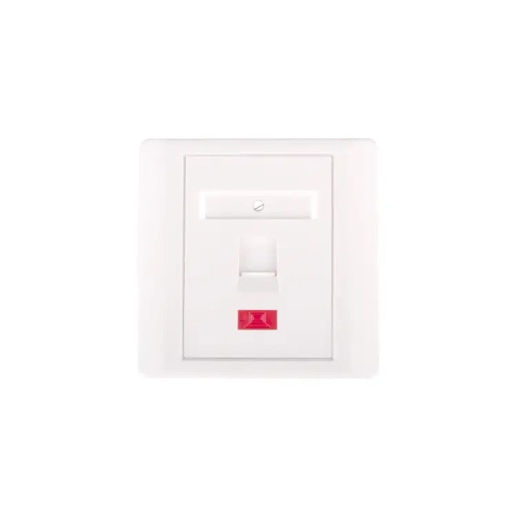 Настенная лицевая панель NETLAN EC-FP-1KJ-WT-10