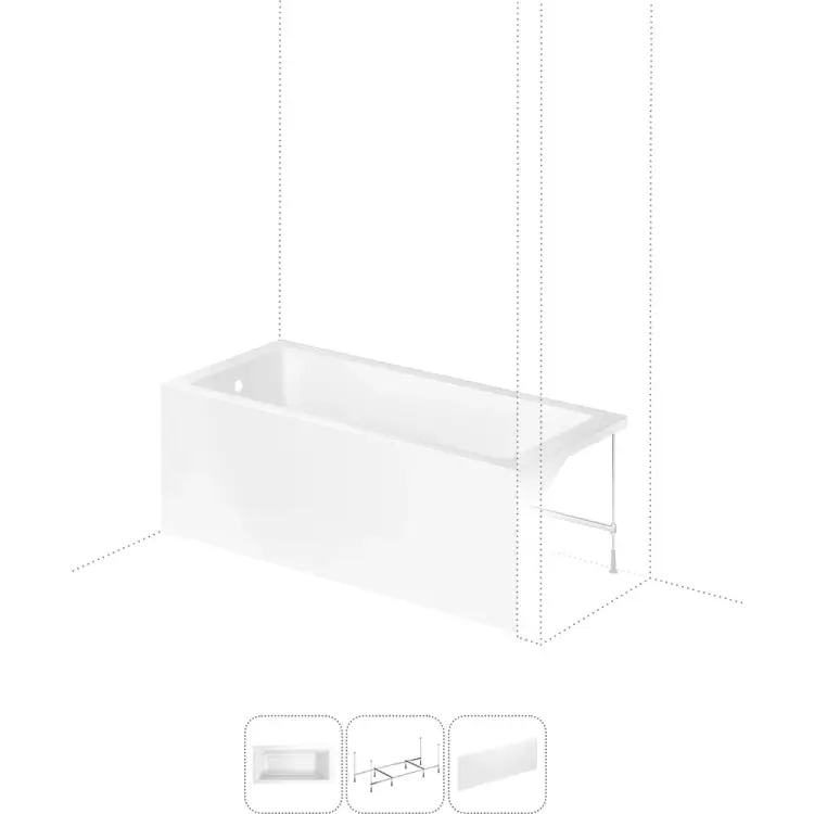 Акриловая ванна Lavinia Boho Catani S2-3712170L