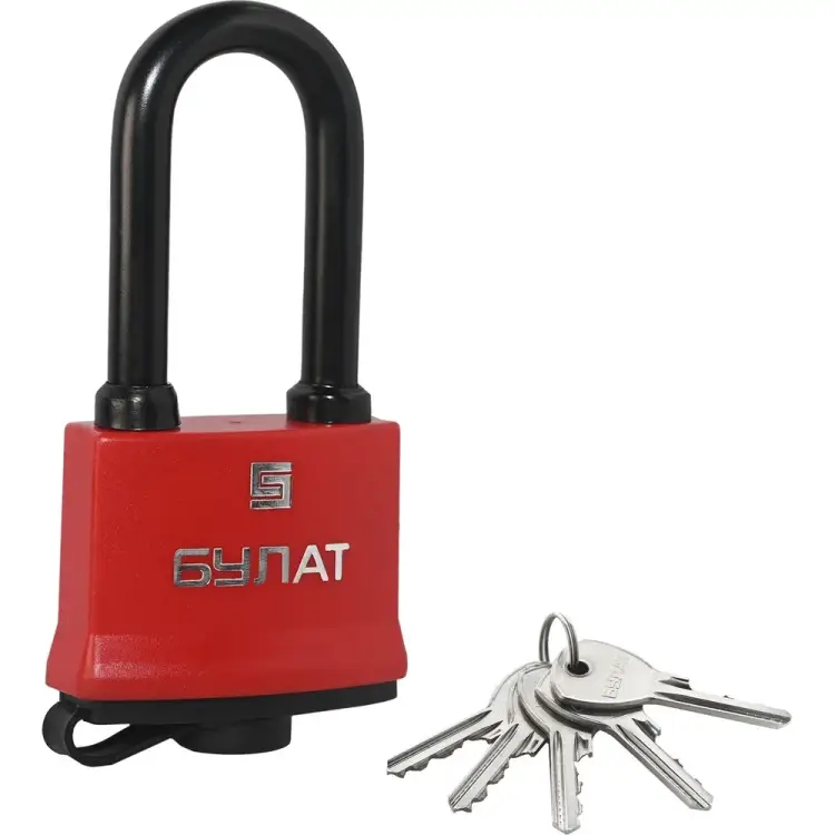 Всепогодный навесной замок БУЛАТ ВС 1-П70-01 ПЛ 15857