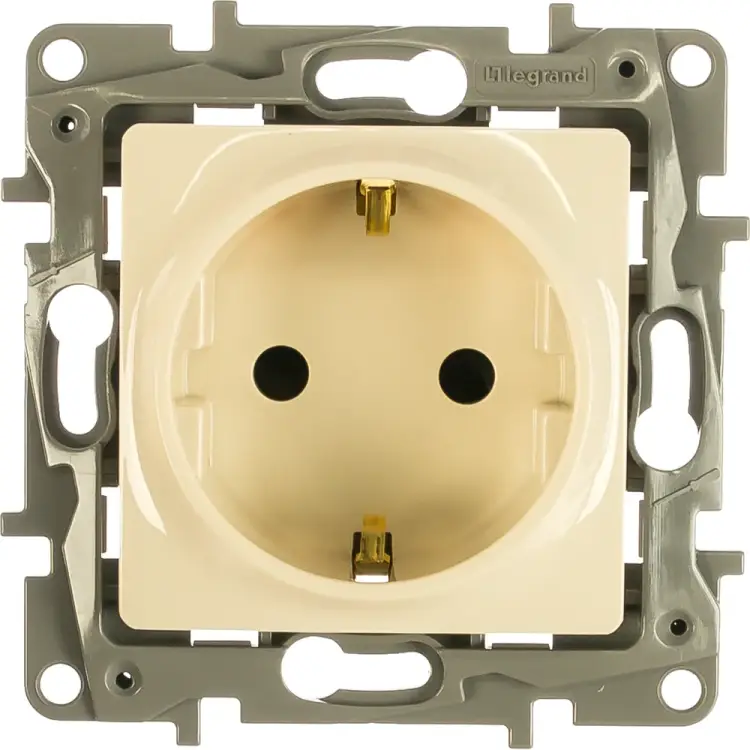 Одноместный механизм розетки Legrand Etika 672322