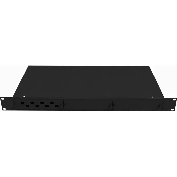 Стоечный оптический кросс TopLan КРС-Top-1U-08FC/ST-BK