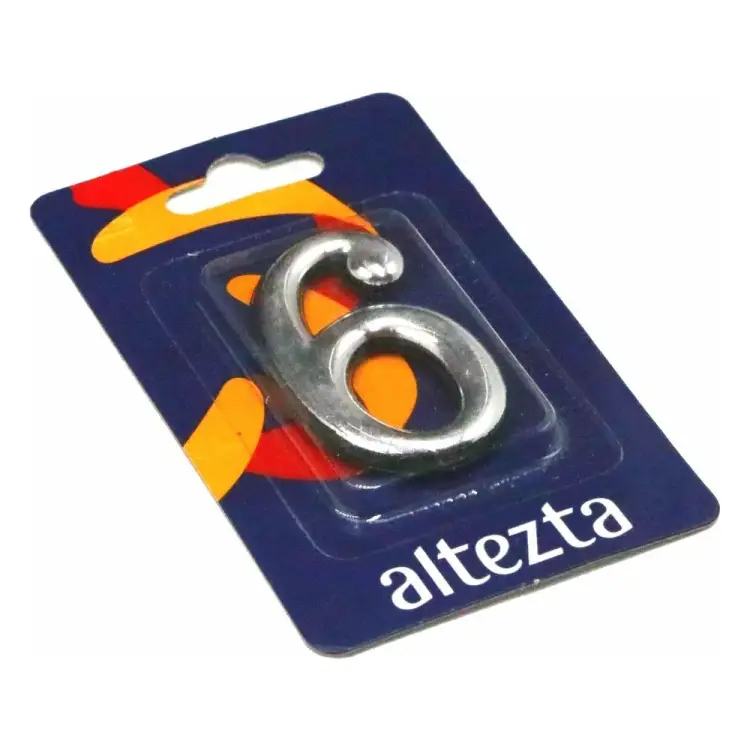 Дверная цифра Левша 6 ALTEZTA У4-9096.Х