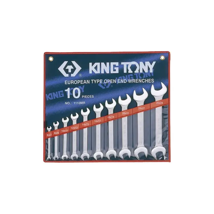 Набор рожковых ключей KING TONY 1110MR Набор рожковых ключей KING TONY 1110MR