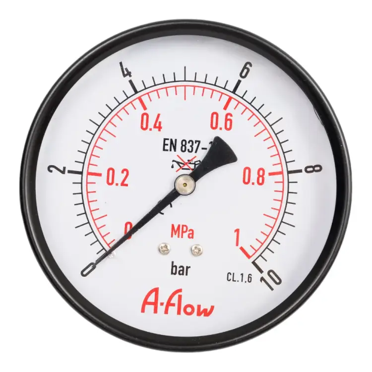 Манометр A-Flow G10-C-8N-100B-10bar/1mPa Манометр A-Flow G10-C-8N-100B-10bar/1mPa