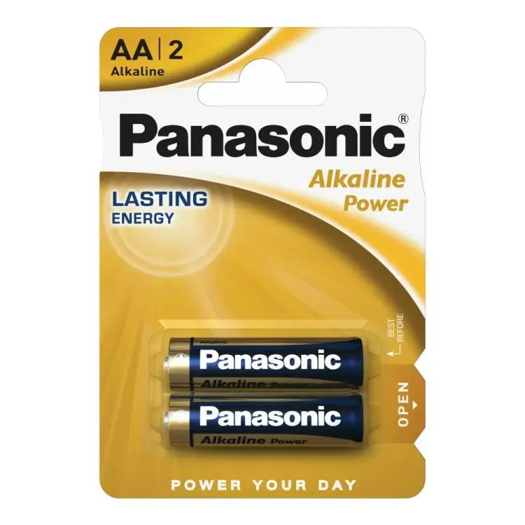 Батарейка Panasonic Alkaline LR6 AA 1.5В бл/2 щелочная 5410853042259
