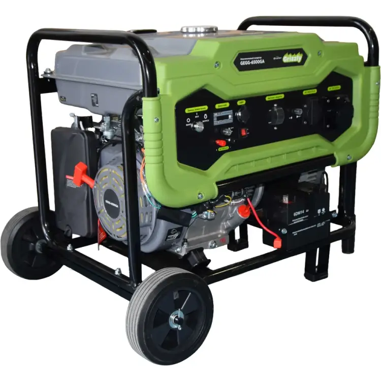 Двухтопливный генератор Grizzly GEGG-6500SGA Двухтопливный генератор Grizzly GEGG-6500SGA