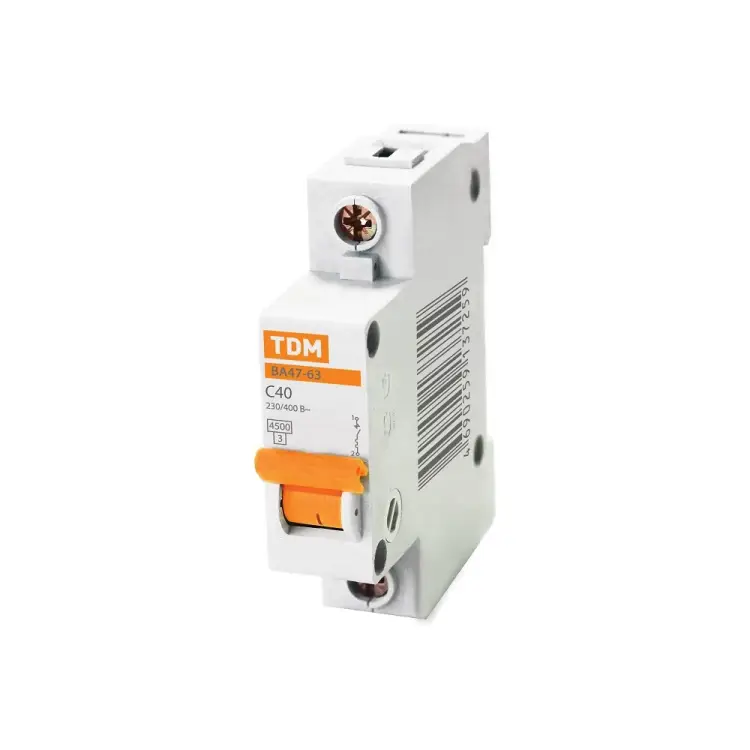 Автомат TDM ELECTRIC ВА47-63 1Р, 50 А, 4,5 кА, С SQ0218-0008