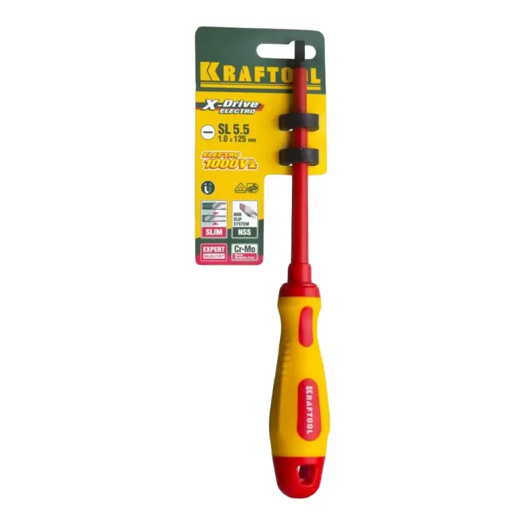 Высоковольтная отвертка KRAFTOOL Expert 250083-5.5-125