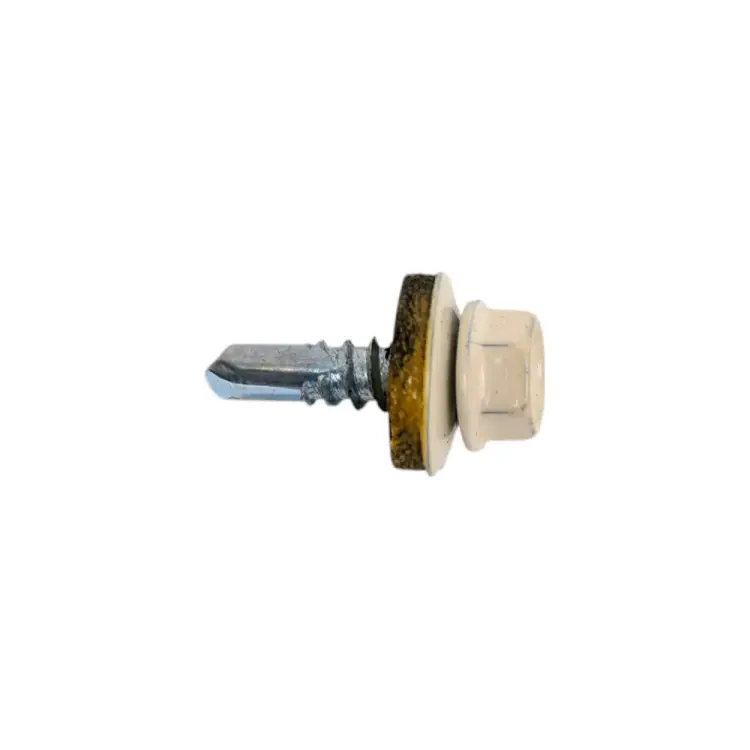 Кровельный саморез Стройметиз 5,5х19 насыщенно-белый RAL9003 70 шт. 2150214