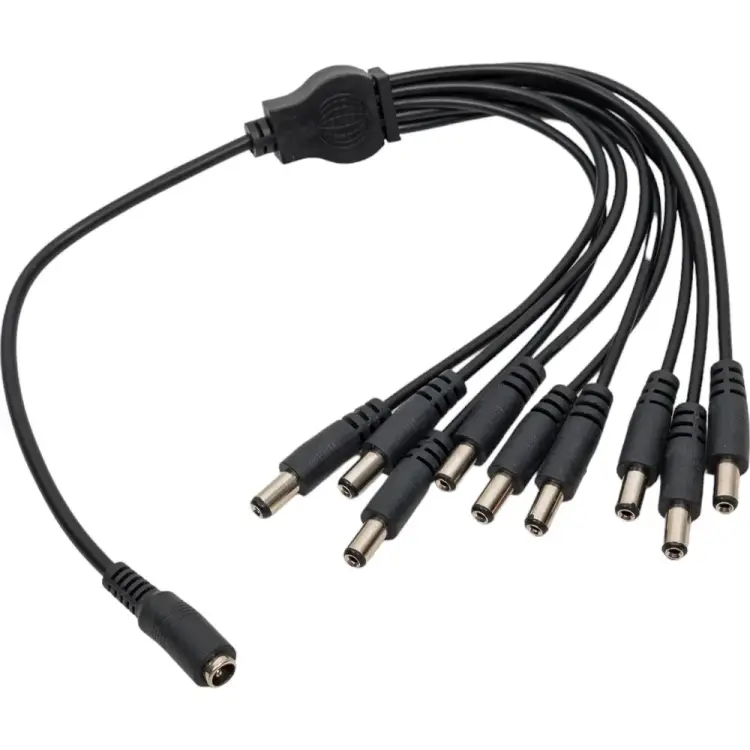 Разветвитель питания REXANT dc на 9 разъемов 2,1x5,5мм 14-0317