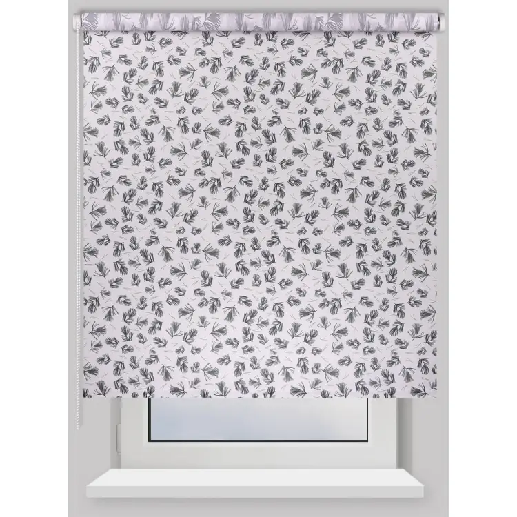 Рулонная штора PRAKTO PRINT 180x175 см, Сосна, белый 9403221522