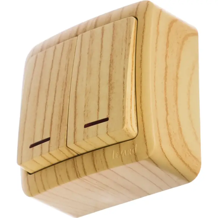 Двойной выключатель Lezard VIOLA 751-5200-112