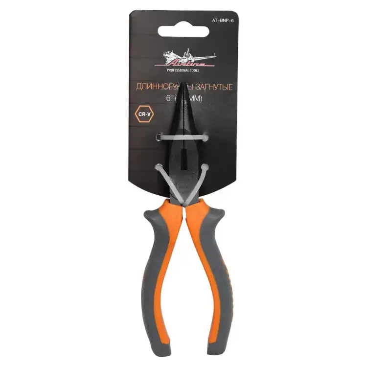 Загнутые длинногубцы Airline AT-BNP-6