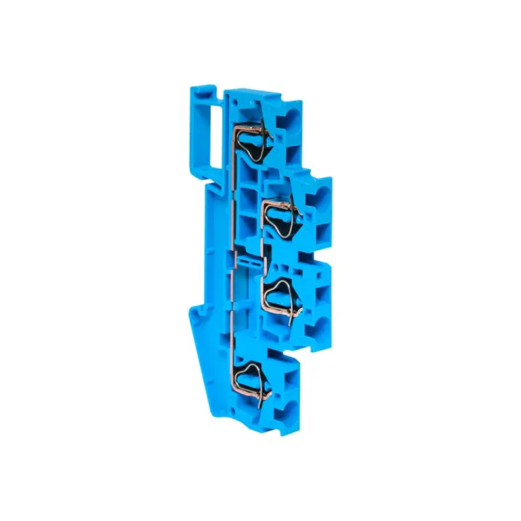 Пружинная колодка клеммная EKF JXB-ST-4 plc-jxb-st-4-4-2-blue