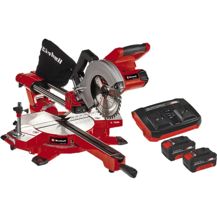 Торцовочная аккумуляторная пила Einhell PXC TE-SM 4300880SET