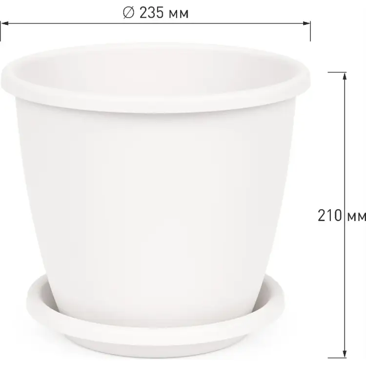 Цветочный горшок ЗПИ "Альтернатива" Афина М6543