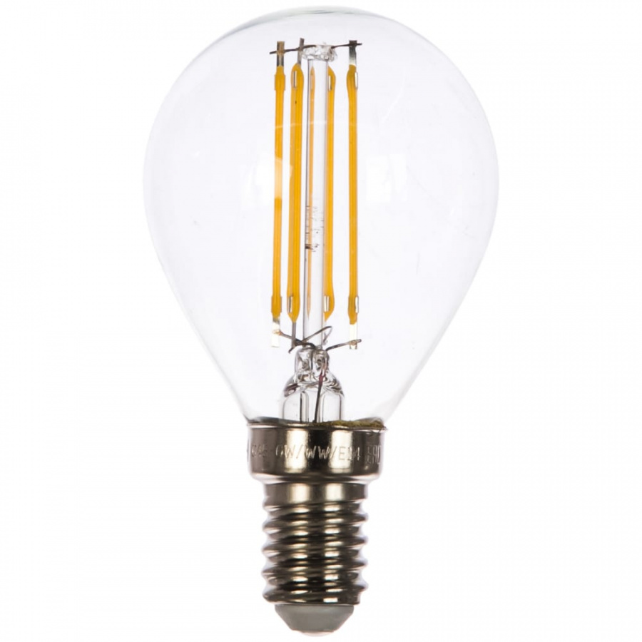 Светодиодная лампа Uniel LED-G45-6W/WW/E14/CL GLA01TR