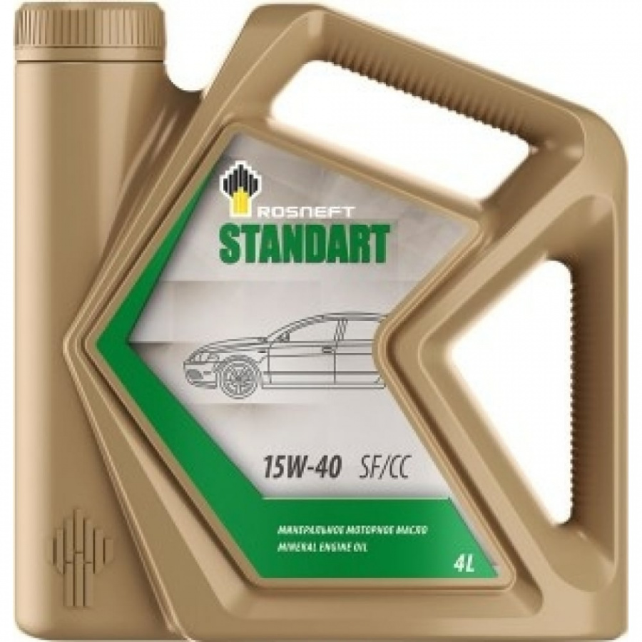 Минеральное моторное масло Роснефть Standart 15W-40 SF-CC