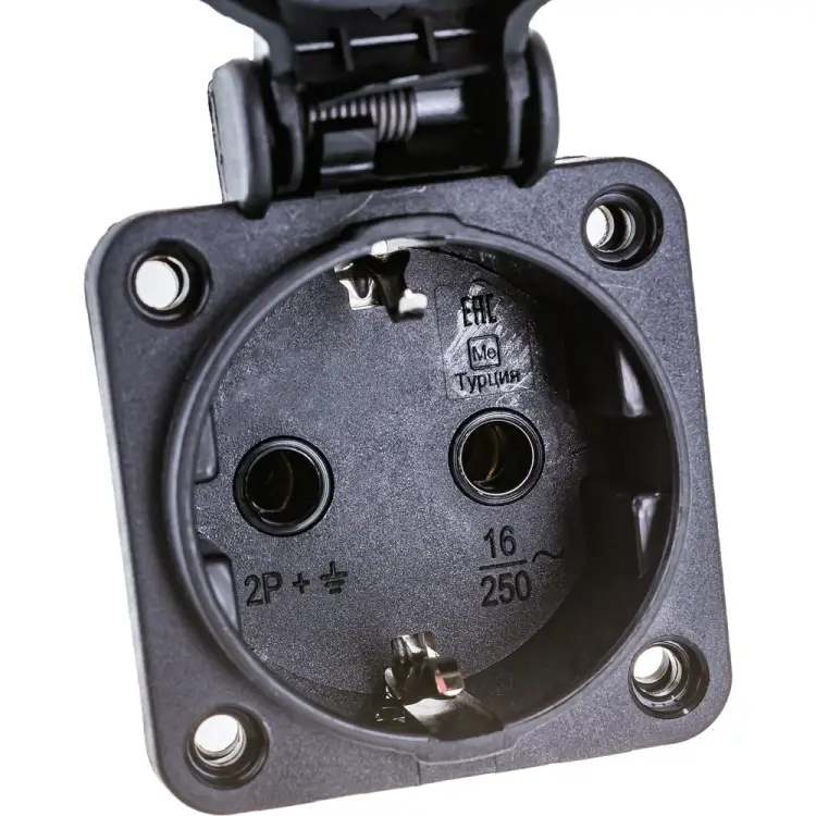 Панельная розетка IEK MAGNUM SCHUKO РП14-3 PSN71-016-3-2-54-K02 Панельная розетка IEK MAGNUM SCHUKO РП14-3 PSN71-016-3-2-54-K02