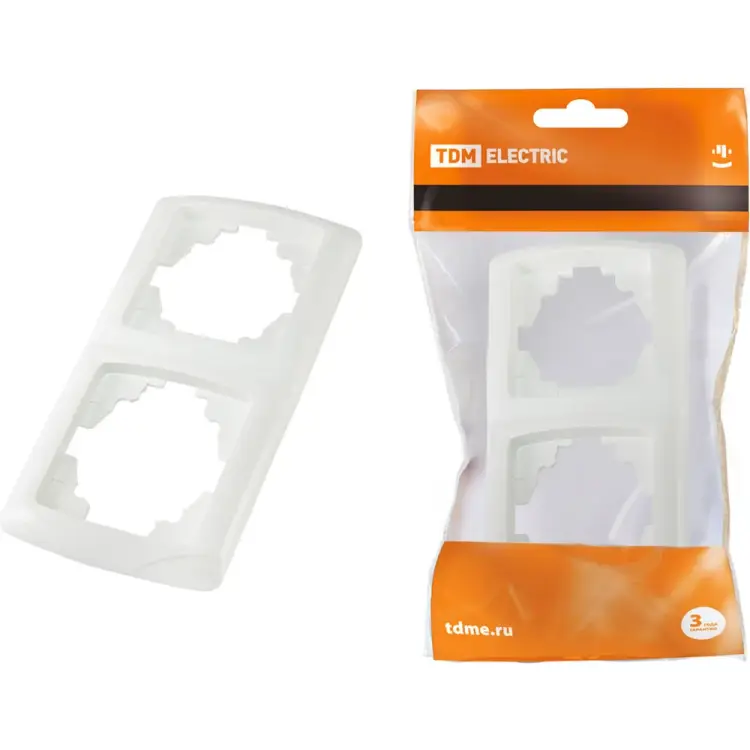 Двухпостовая вертикальная рамка TDM ELECTRIC Онега SQ1805-0027