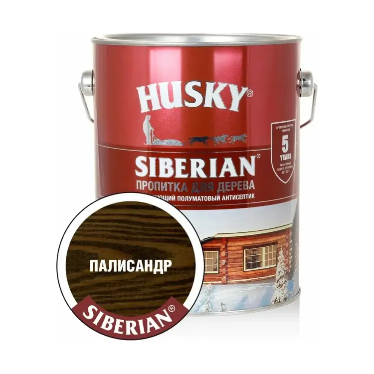 Декоративная пропитка антисептик для дерева HUSKY SIBERIAN 28832