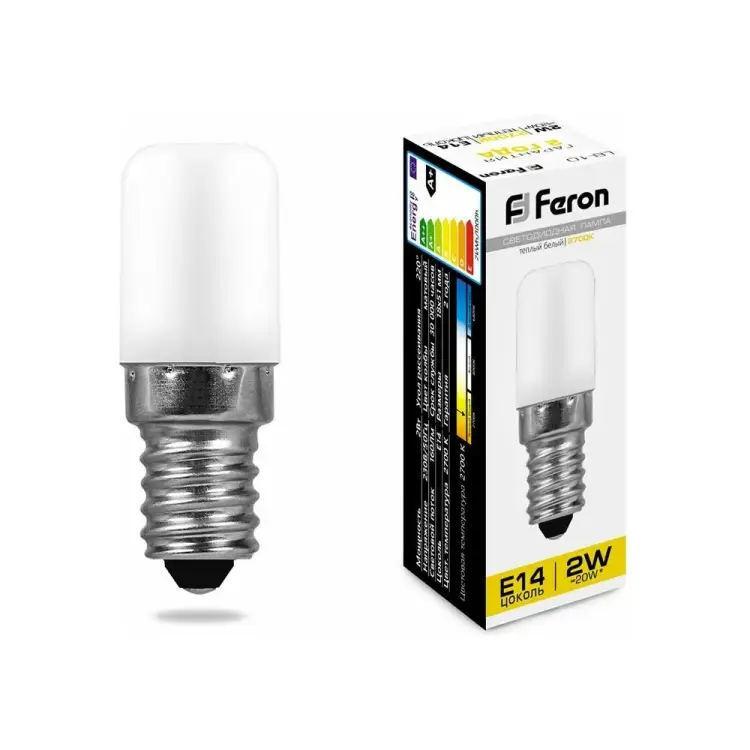 Светодиодная лампа FERON LB-10 E14 2W 2700K 25295