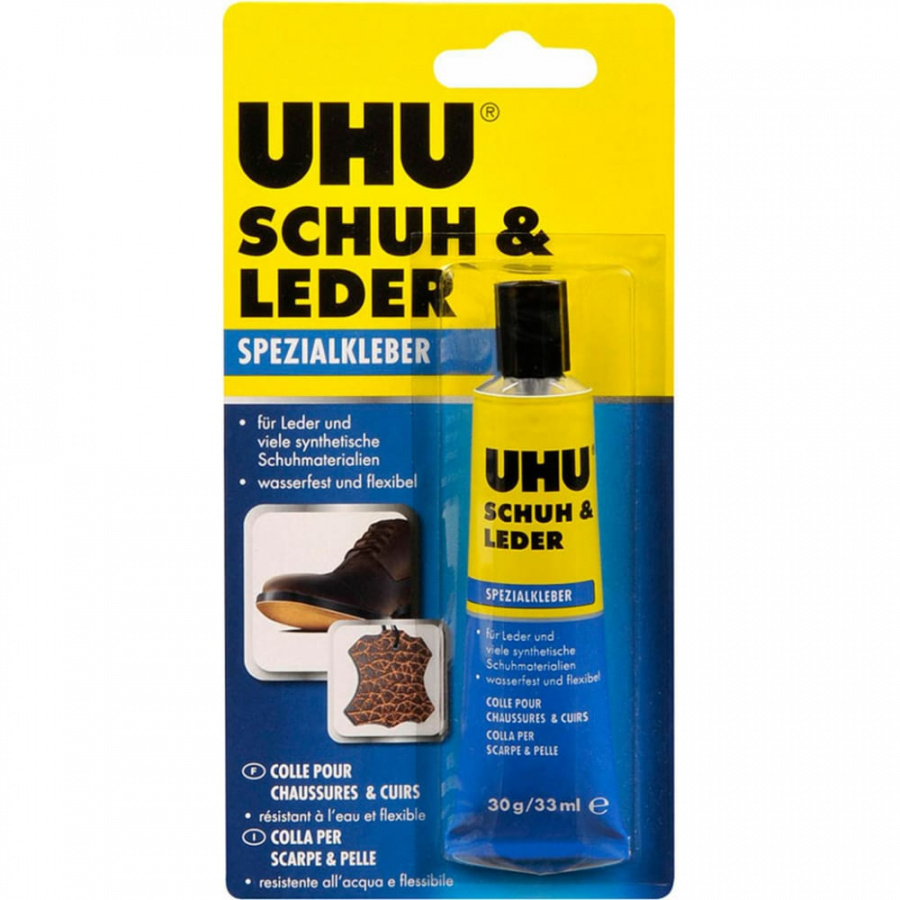Клей для кожи и обуви UHU SCHUH & LEDER