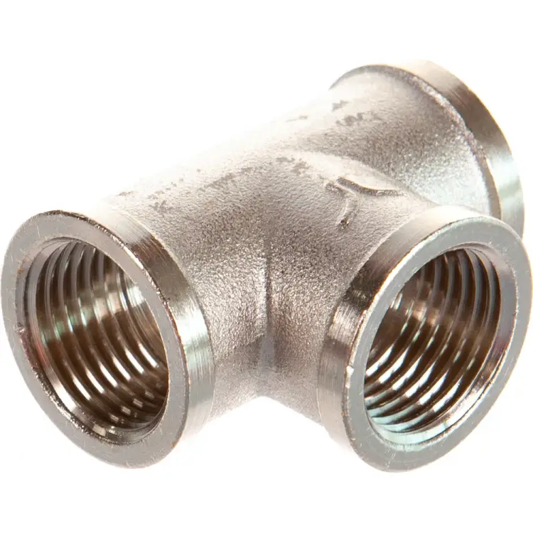 Латунный резьбовой тройник PRO AQUA 03-F15-F15-F15xb