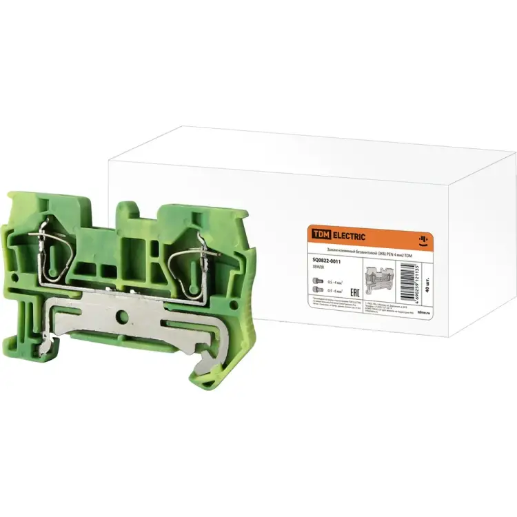 Клеммный безвинтовой зажим TDM ELECTRIC ЗКБ SQ0822-0011