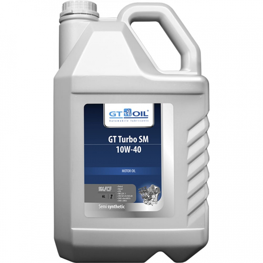 Масло GT OIL Turbo SM SAE 10W-40 API SMSN/CF
