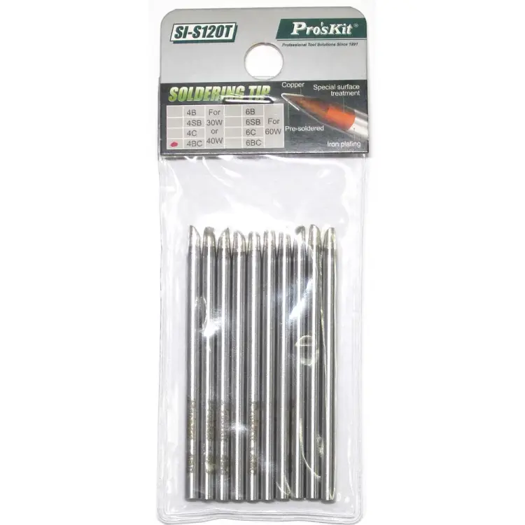 Паяльное жало Pro'sKit SI-S120T-4BC 00160579 Паяльное жало Pro'sKit SI-S120T-4BC 00160579