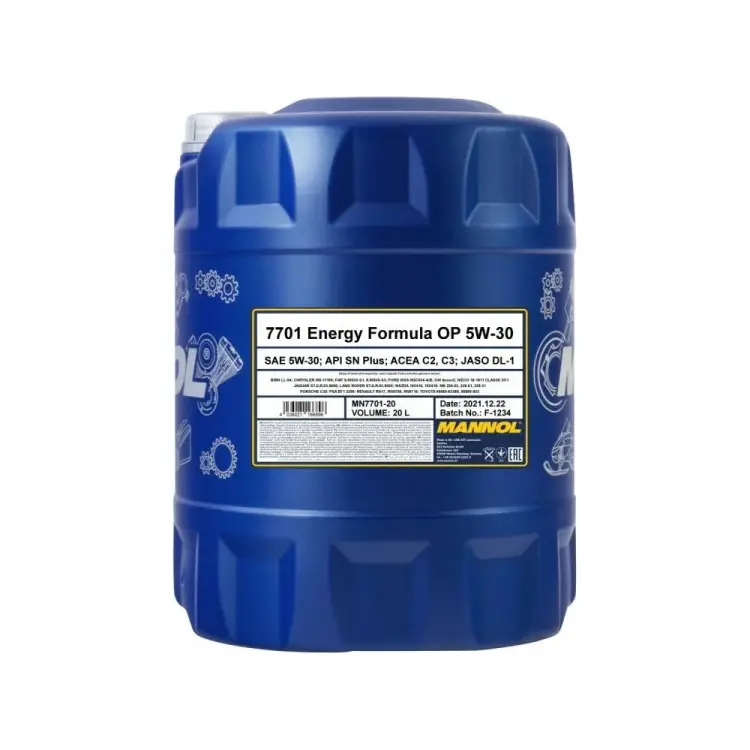 Синтетическое моторное масло MANNOL ENERGY FORMULA OP 5W-30 1078