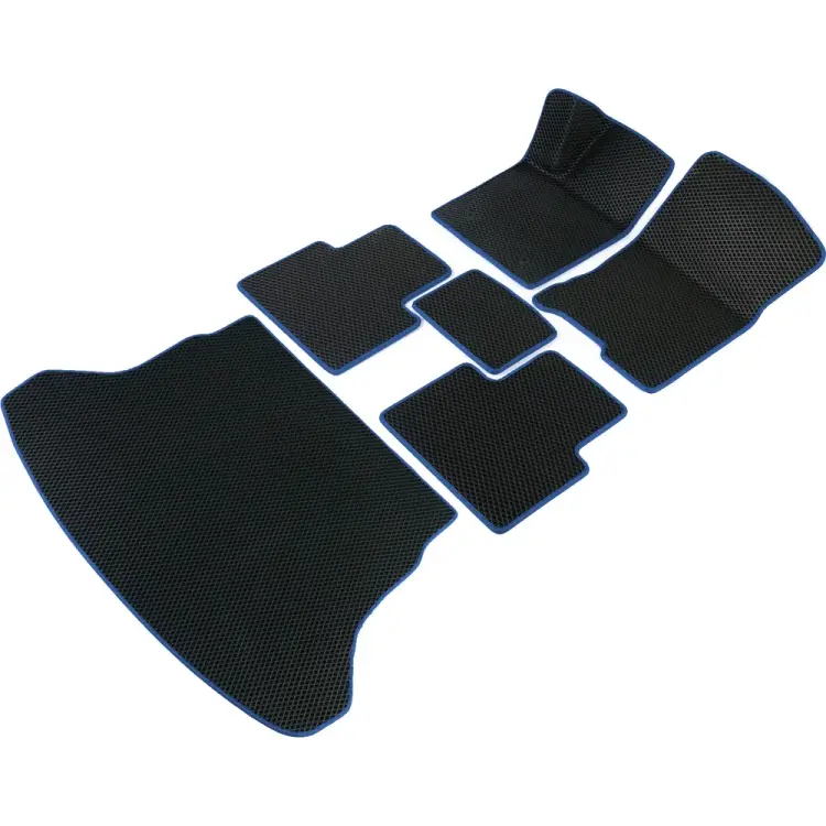 Коврики в салон и багажник для Mazda CX-5 2011-2016 (Мазда СХ5) Vicecar SBDL28011R-темносиний