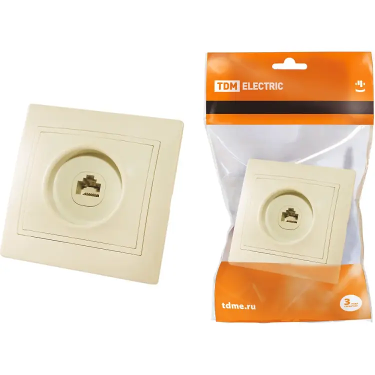 Компьютерная розетка TDM ELECTRIC Таймыр SQ1814-0121