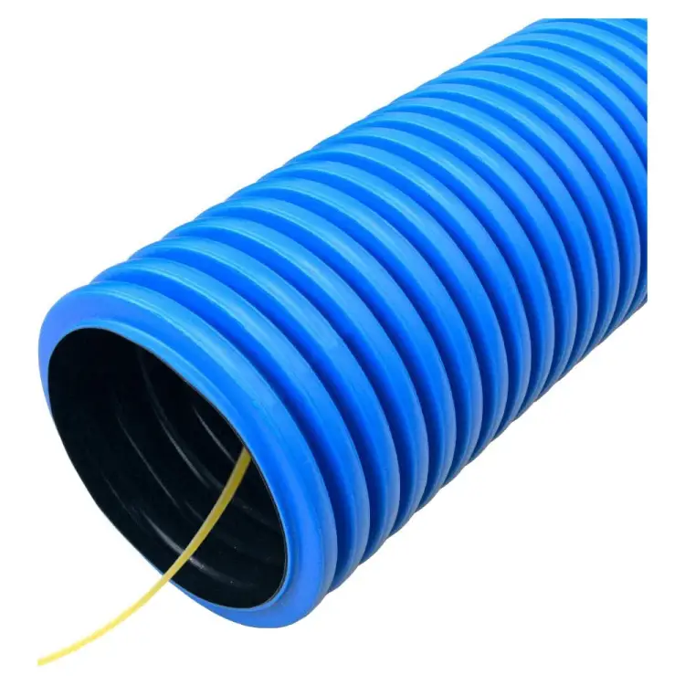 Двустенная гибкая гофрированная труба ПНД Промрукав тип 450 SN18 PR15.0116 Двустенная гибкая гофрированная труба ПНД Промрукав тип 450 SN18 PR15.0116