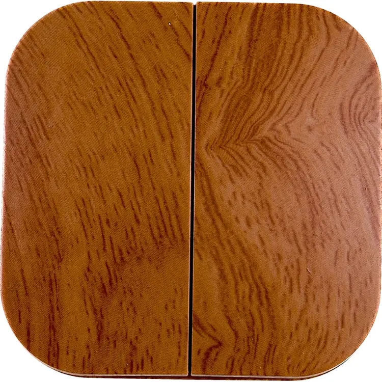 Двухклавишный выключатель IEK GLORY ВС20-1-0-ХД EVH20-K24-10