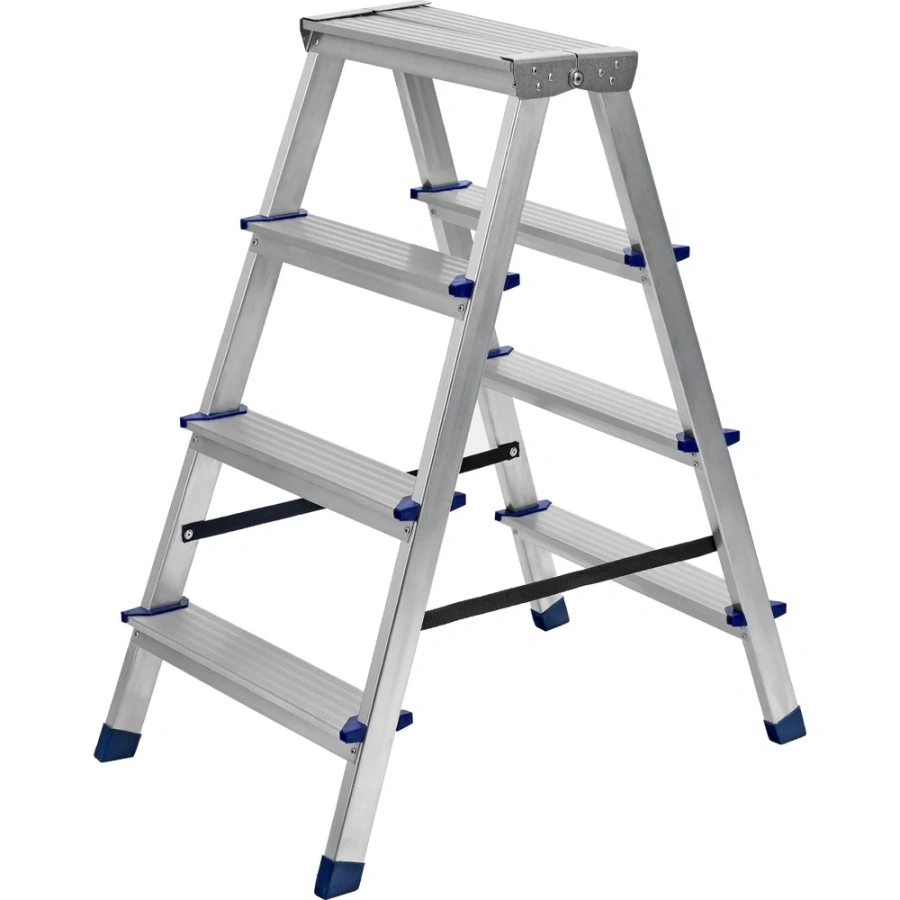 Двусторонняя алюминиевая стремянка СИБРТЕХ 97924 Двусторонняя алюминиевая стремянка СИБРТЕХ 97924