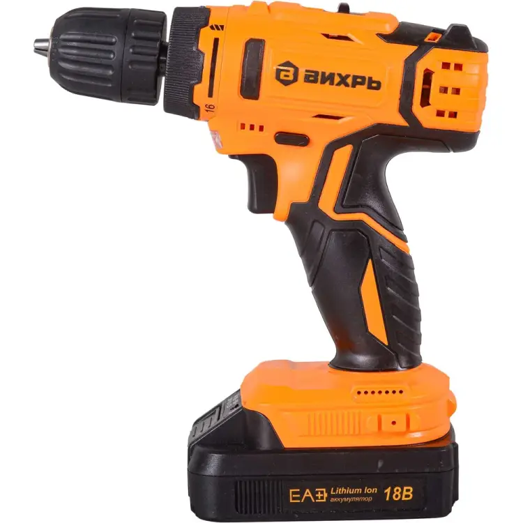 Аккумуляторная дрель-шуруповерт Вихрь ДА-18Л-2 72/14/16 Аккумуляторная дрель-шуруповерт Вихрь ДА-18Л-2 72/14/16