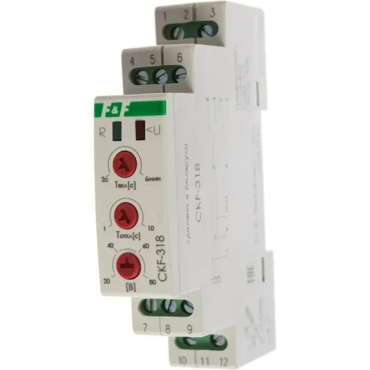 Автомат защиты электродвигателей от нарушения чередования фаз Евроавтоматика F&F CKF-318 EA04.004.007