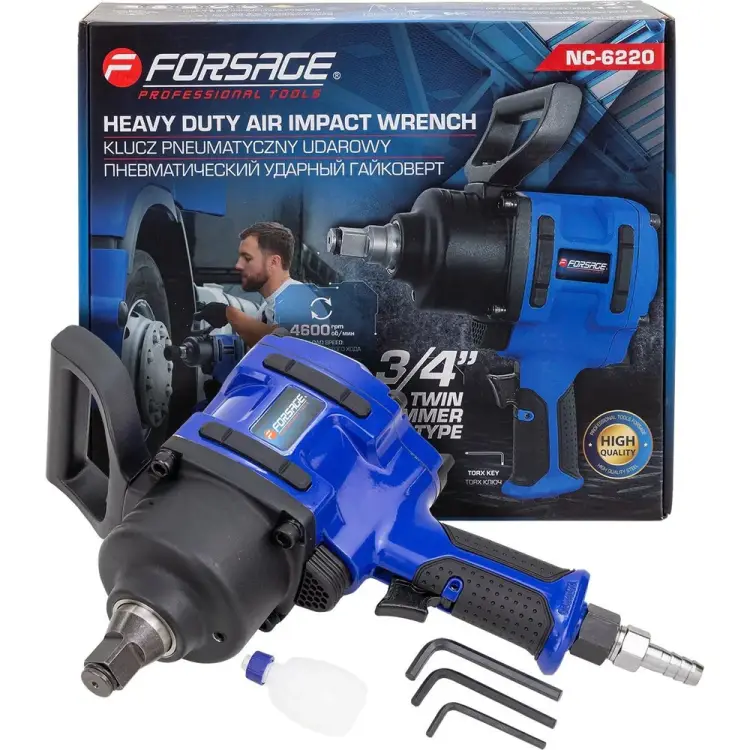 Пневматический ударный гайковерт Forsage F-NC-6220(61560) Пневматический ударный гайковерт Forsage F-NC-6220(61560)