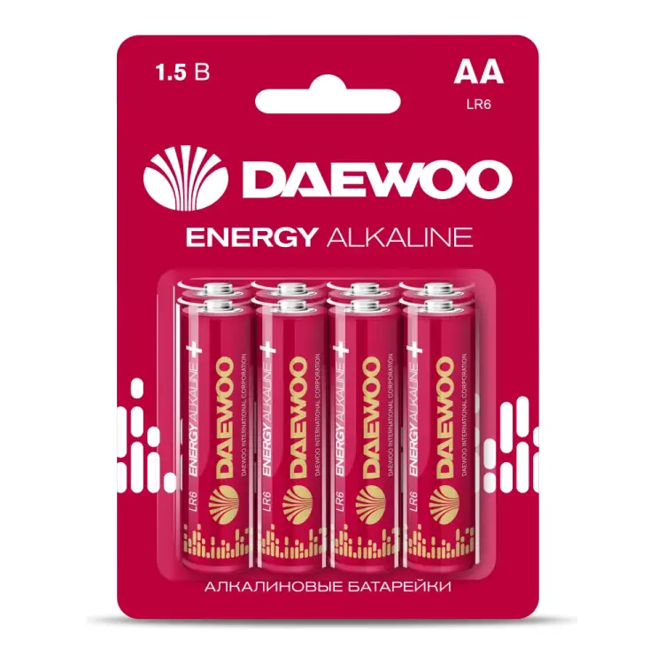 Алкалиновая батарейка DAEWOO ENERGY Alkaline 2021 5031081