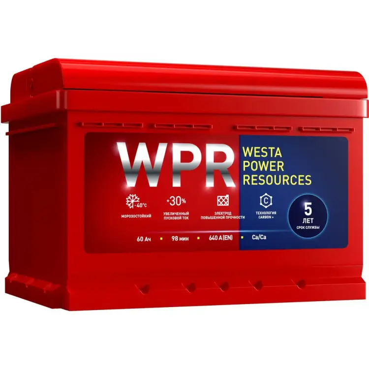 Аккумулятор WPR 6ст 60 VL 1 640 А EN 560107310