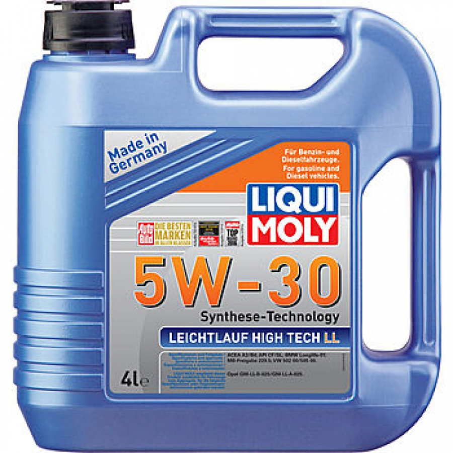 HC-синтетическое моторное масло LIQUI MOLY Leichtlauf High Tech LL 5W-30