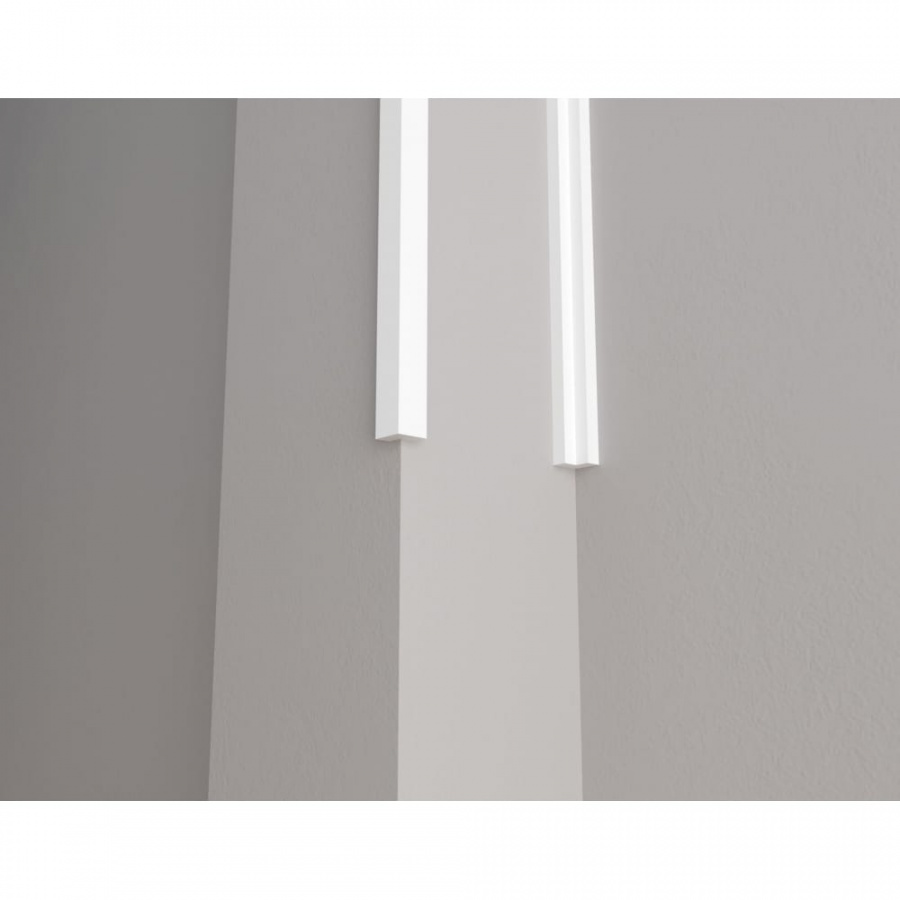 Ударопрочный влагостойкий стеновой уголок под покраску Decor-Dizayn DD802