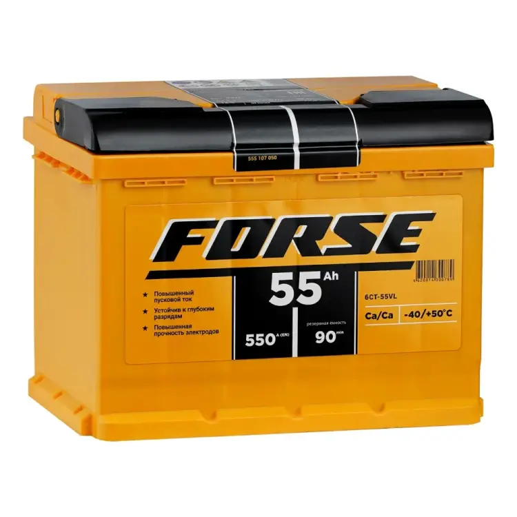 Аккумуляторная батарея FORSE 6ст-55 VL 1