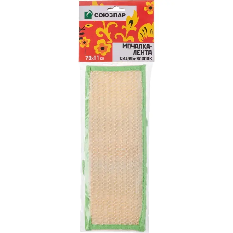 Натуральная мочалка-лента СОЮЗПАР Коллекция Народные промыслы 48 S2-F Натуральная мочалка-лента СОЮЗПАР Коллекция Народные промыслы 48 S2-F