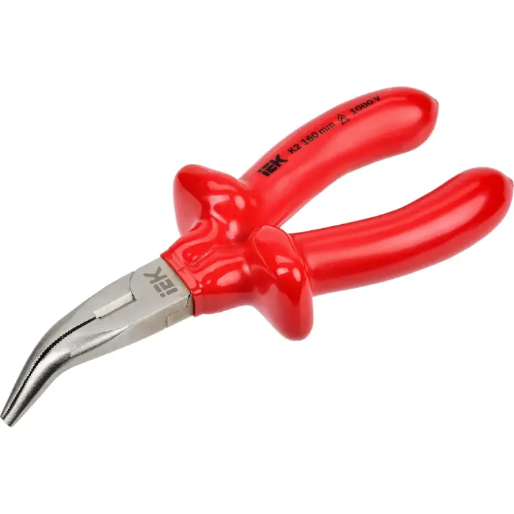 Диэлектрические изогнутые тонкогубцы IEK ARMA2L 3 A2L3-BN20-K2-160 Диэлектрические изогнутые тонкогубцы IEK ARMA2L 3 A2L3-BN20-K2-160