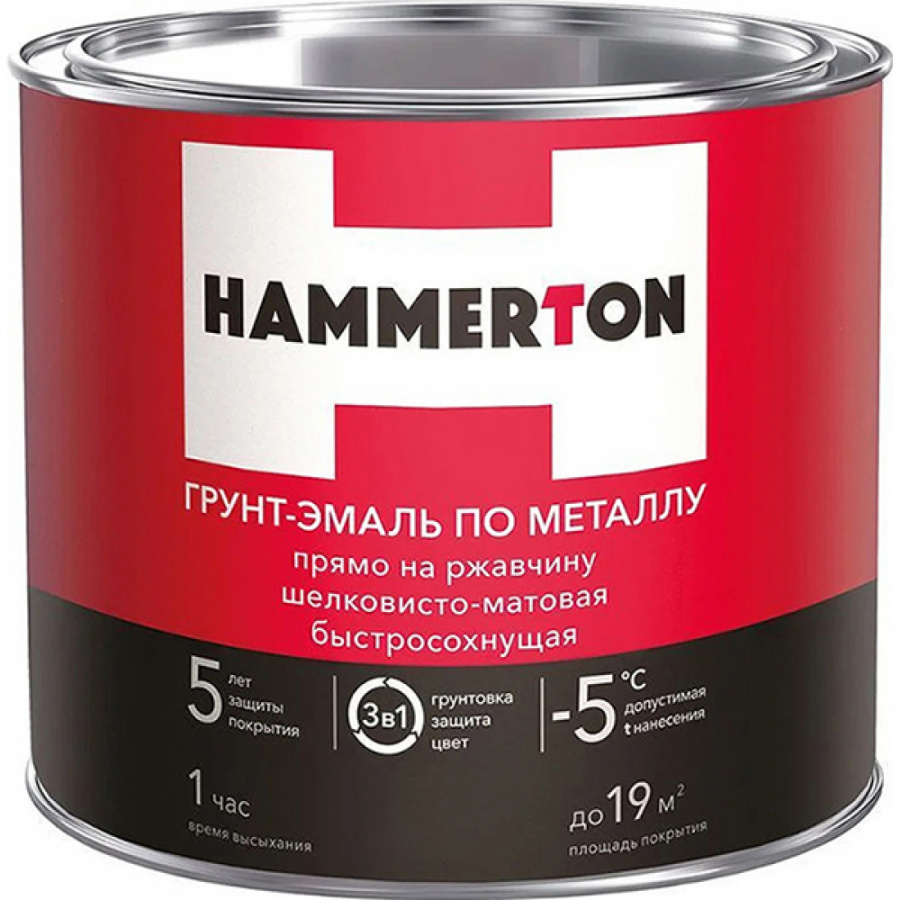 Грунт-эмаль по ржавчине HAMMERTON 205900