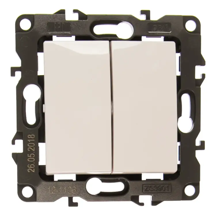 Двойной переключатель ЭРА 12-1106-01 Б0014663